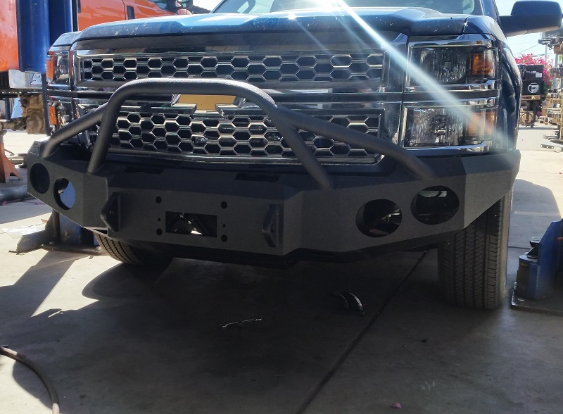 14-21 Chevy 1500 Front base bumper with delta 4 bars