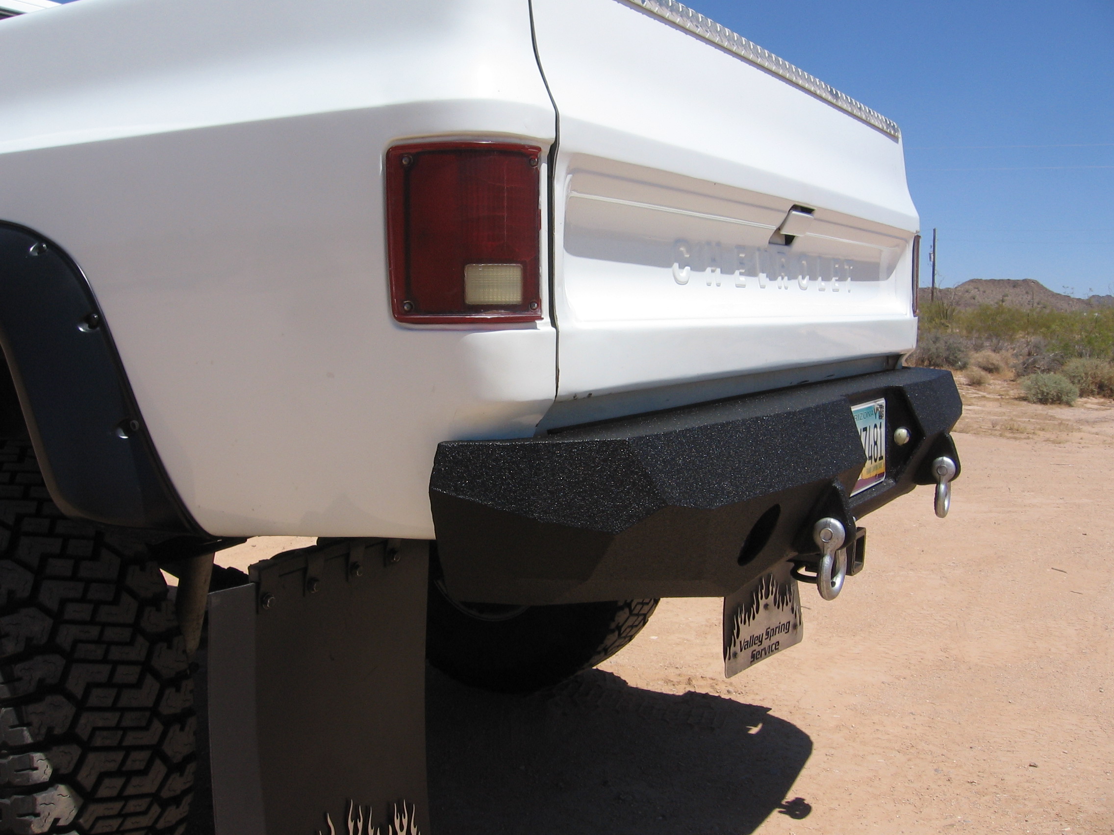 81-87 Chevrolet 1500 rear base bumper