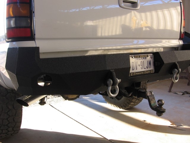 99-02 Chevrolet 2500 rear base bumper