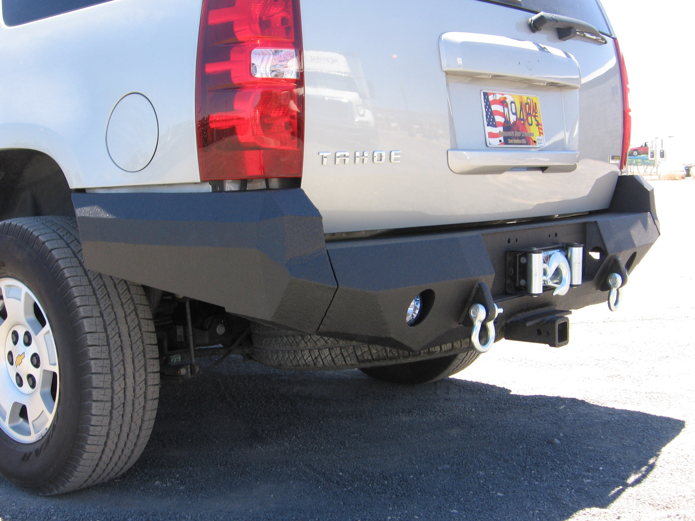 07-14 Chevrolet Tahoe rear base bumper