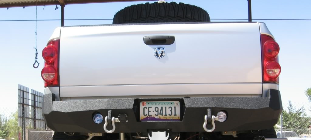 02-05 Dodge 1500 Rear Base Bumper