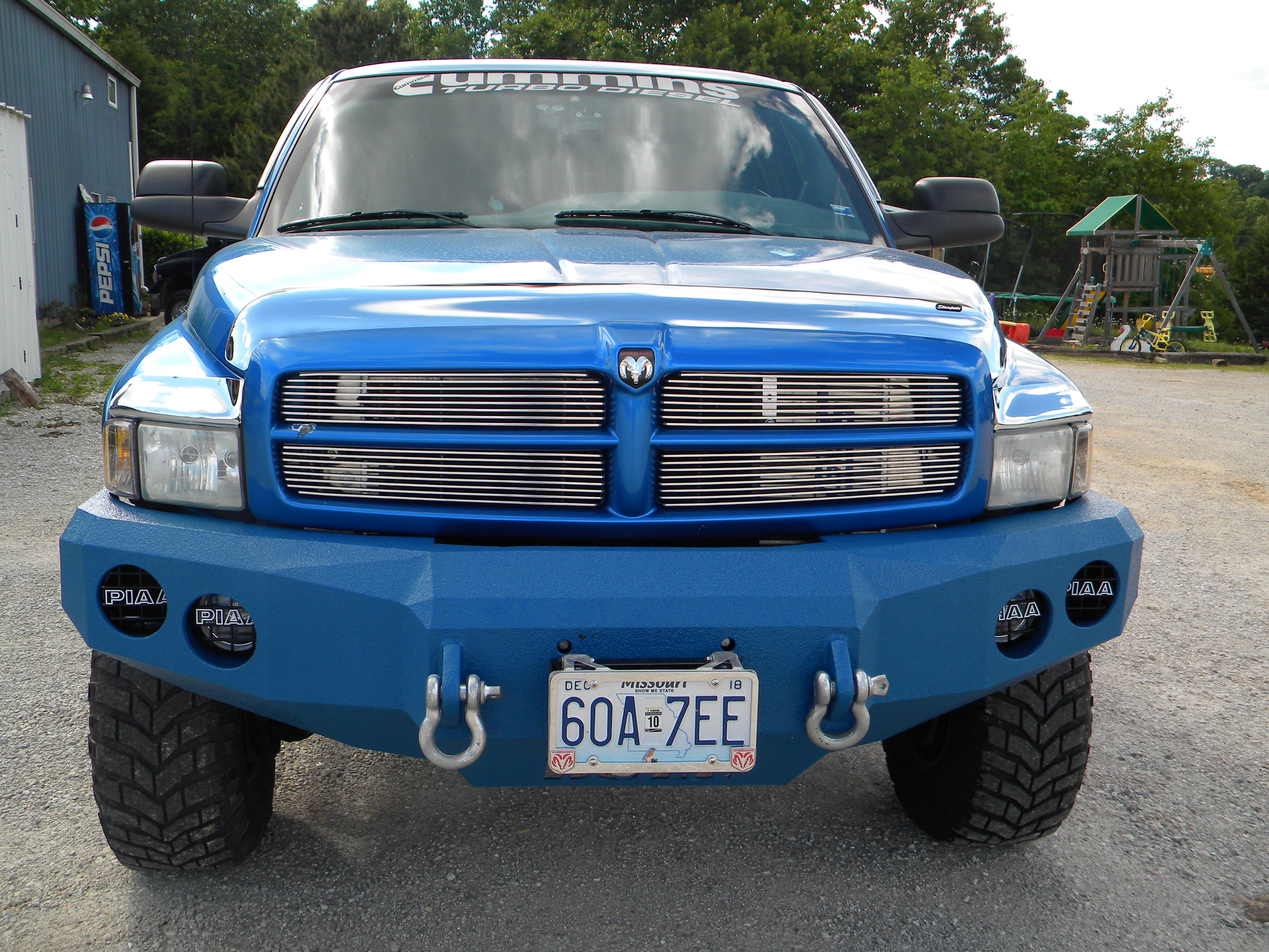 94-01 Dodge 1500 Front Base Bumper