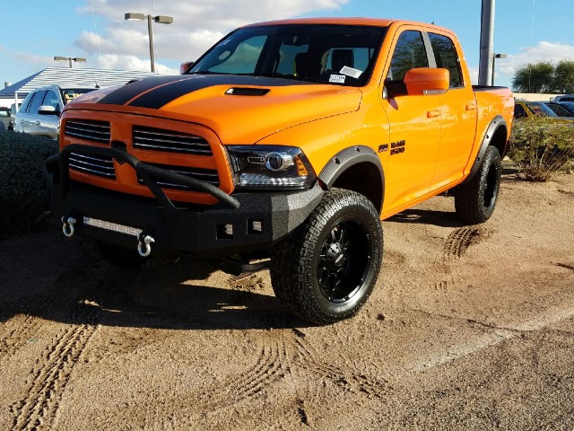 13-21 Dodge 1500 sport Delta 4 with light bar plate and square lights