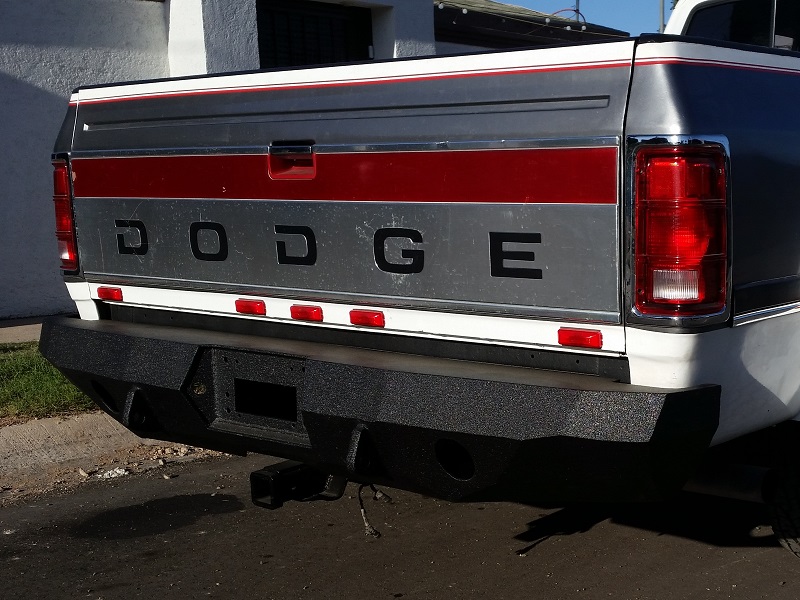 81-94 Dodge 1500 Rear Base Bumper