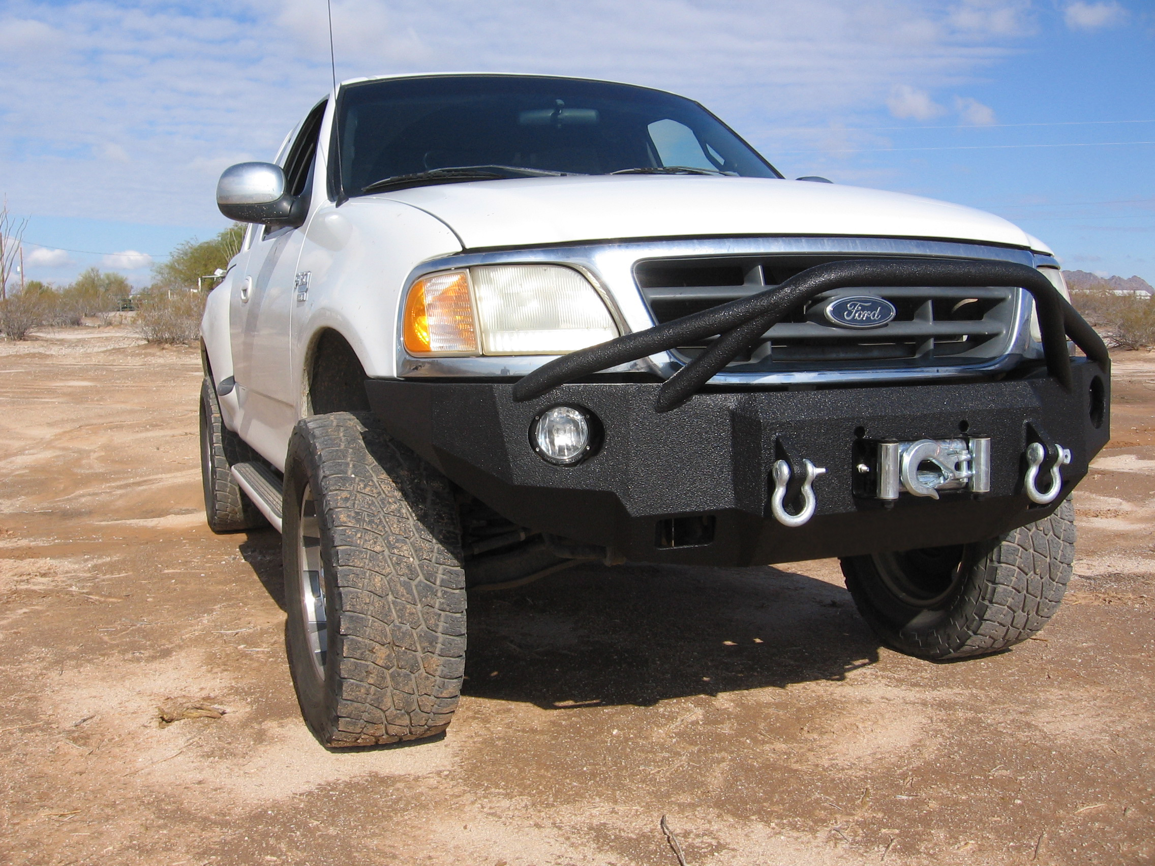 Details about  / Rear Chrome Step Bumper Face Bar For 97-03 F150 04 Hertiage 97-99 F250 Lightduty