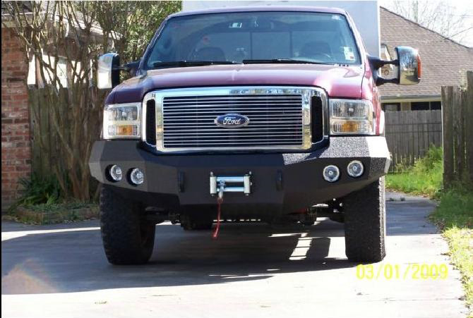 05-07 Ford F250 front base bumper