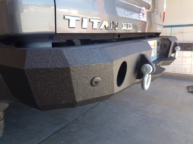 2016-2025 Nissan Titan XD Rear Base Bumper with Sensors 