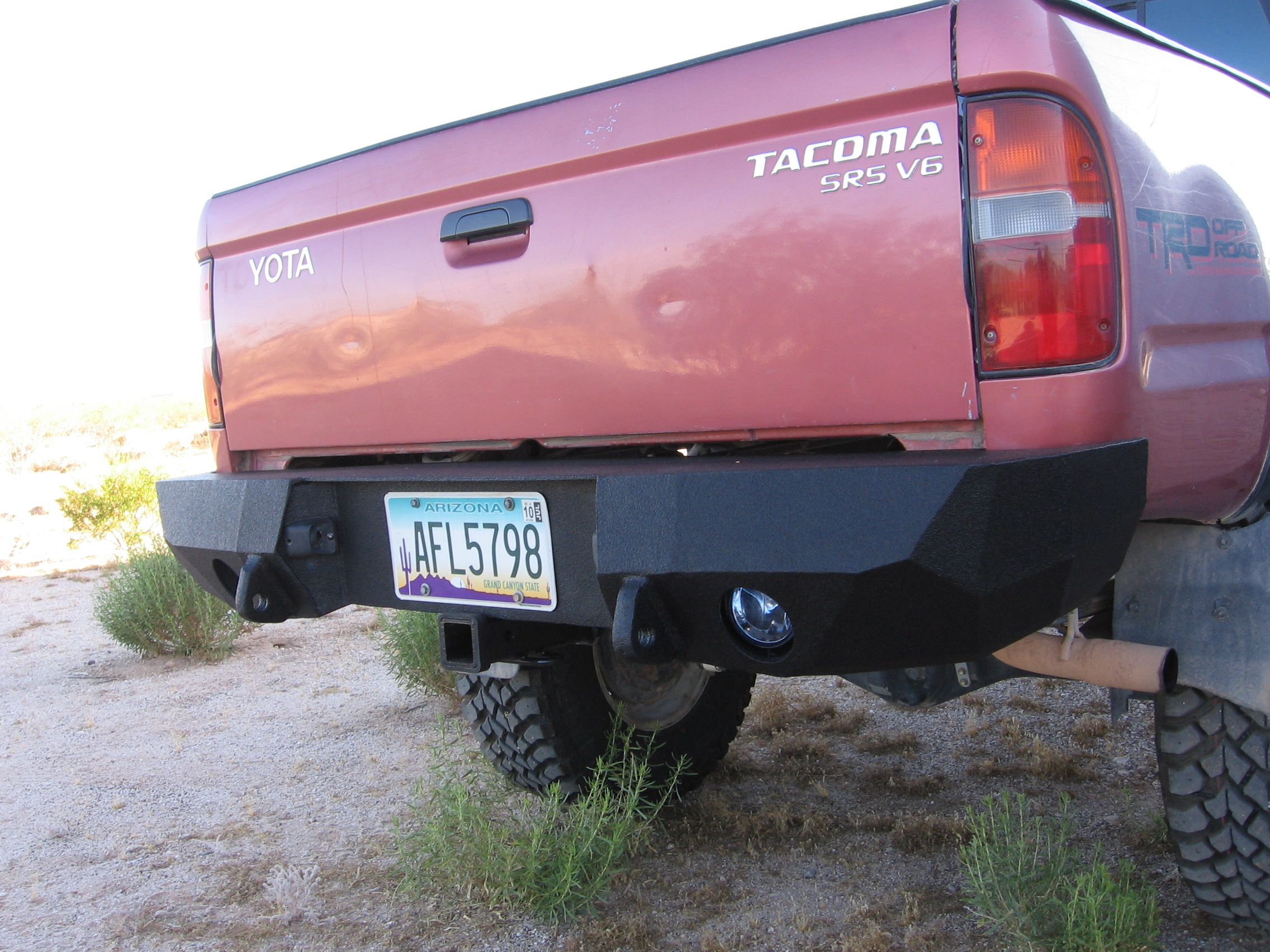 95-04 Toyota Tacoma Rear Base Bumper